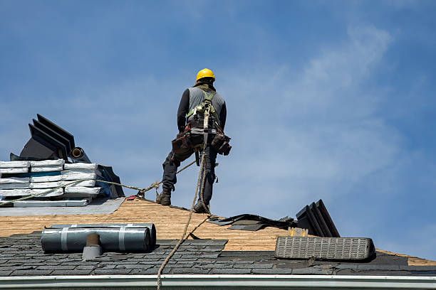 Professional Gutter Installation technician working in Grand Lake, CO